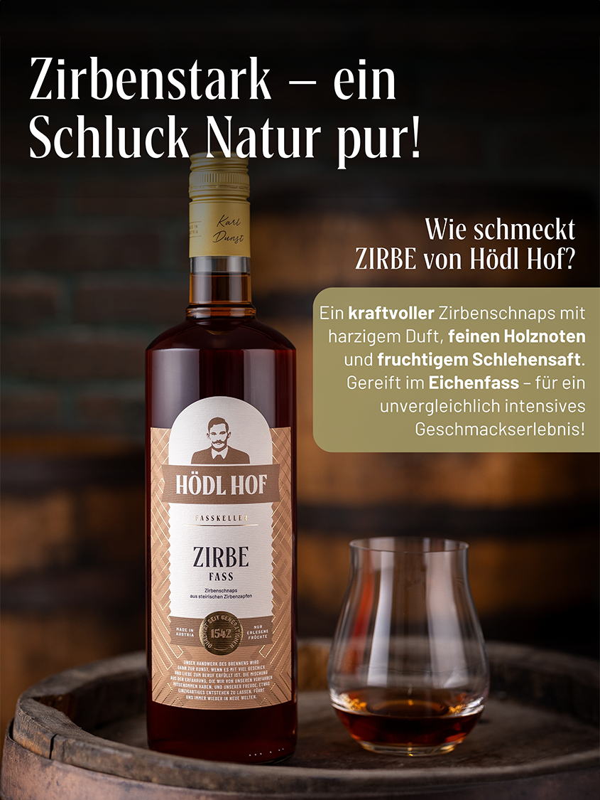 Hödl Hof Zirbenschnaps Fassgelagert | 38% Vol. | 0,7l