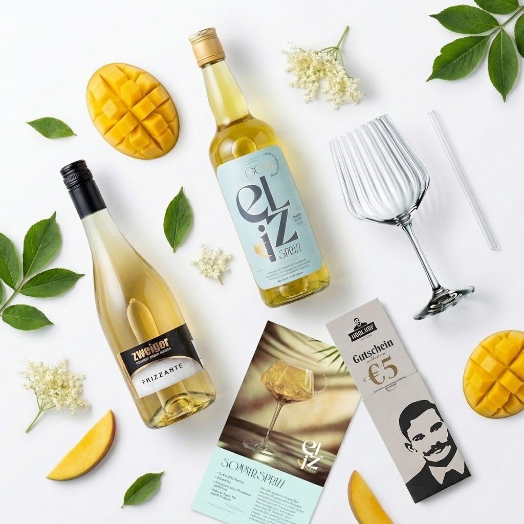 Eliz Sprizz Mango-Holünderblüte Aperitif Premium Vorteil Set | 16% Vol.
