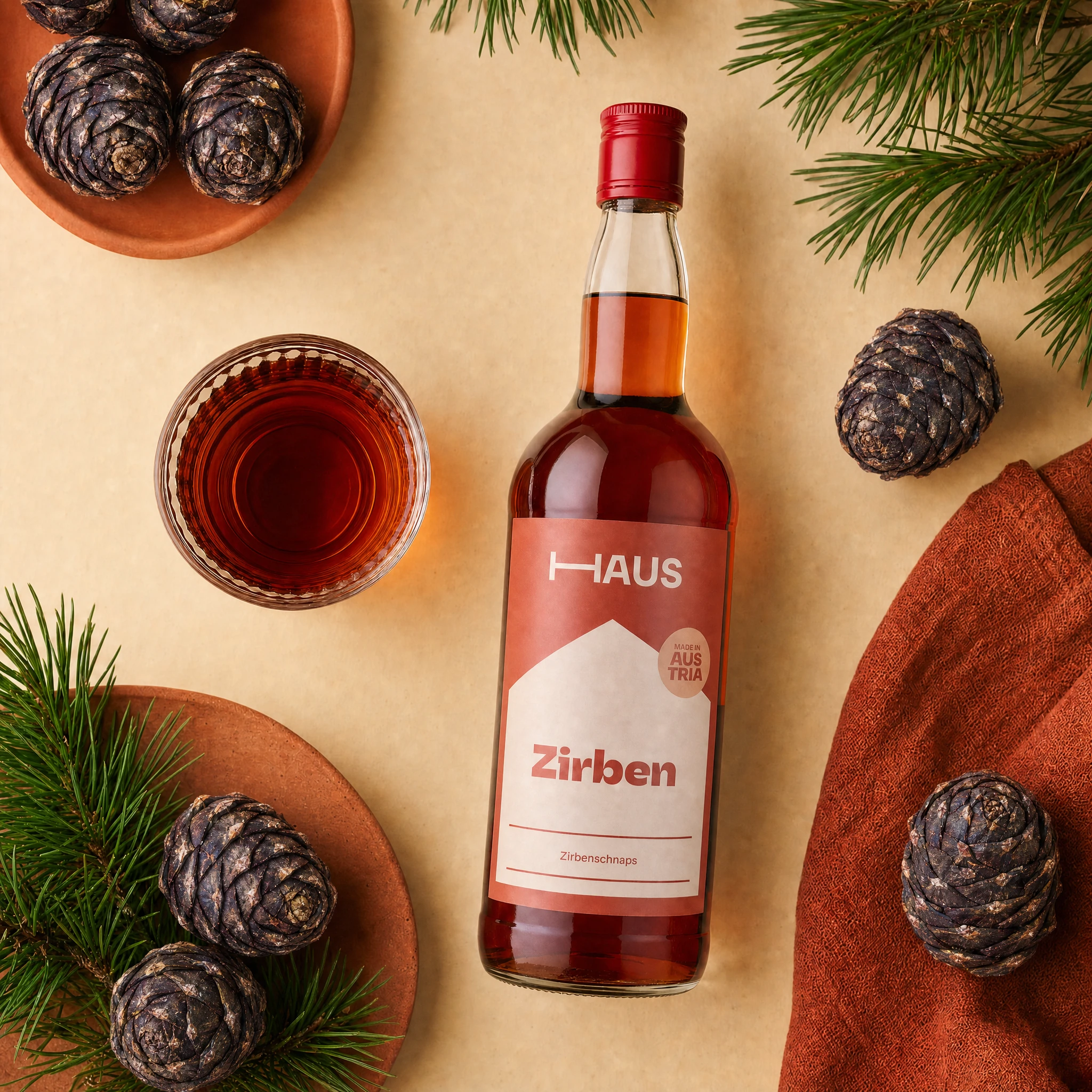 HAUS Zirbenschnaps | 20% Vol. | 1,0l