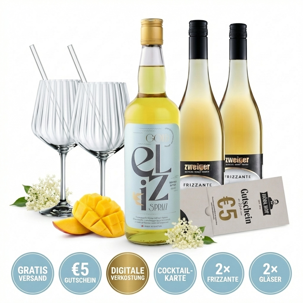 Eliz Sprizz Mango-Holünderblüte Aperitif Premium Vorteil Set | 16% Vol.
