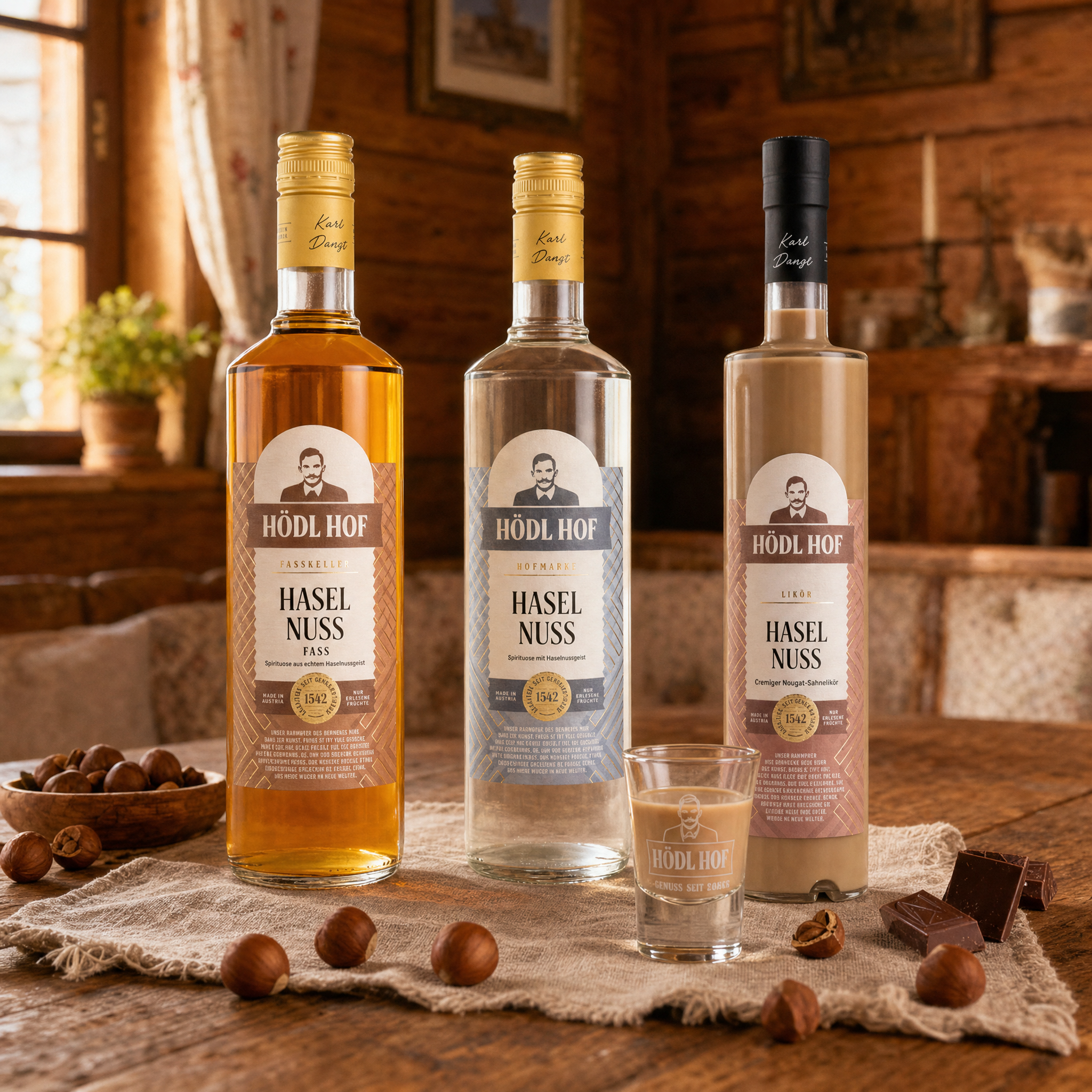 Haselnuss-Schnaps & Likör Genießer Vorteilsset